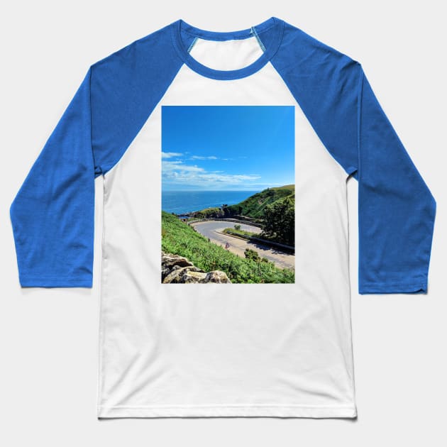 North Coast 500, Scotland Baseball T-Shirt by MitaDreamDesign